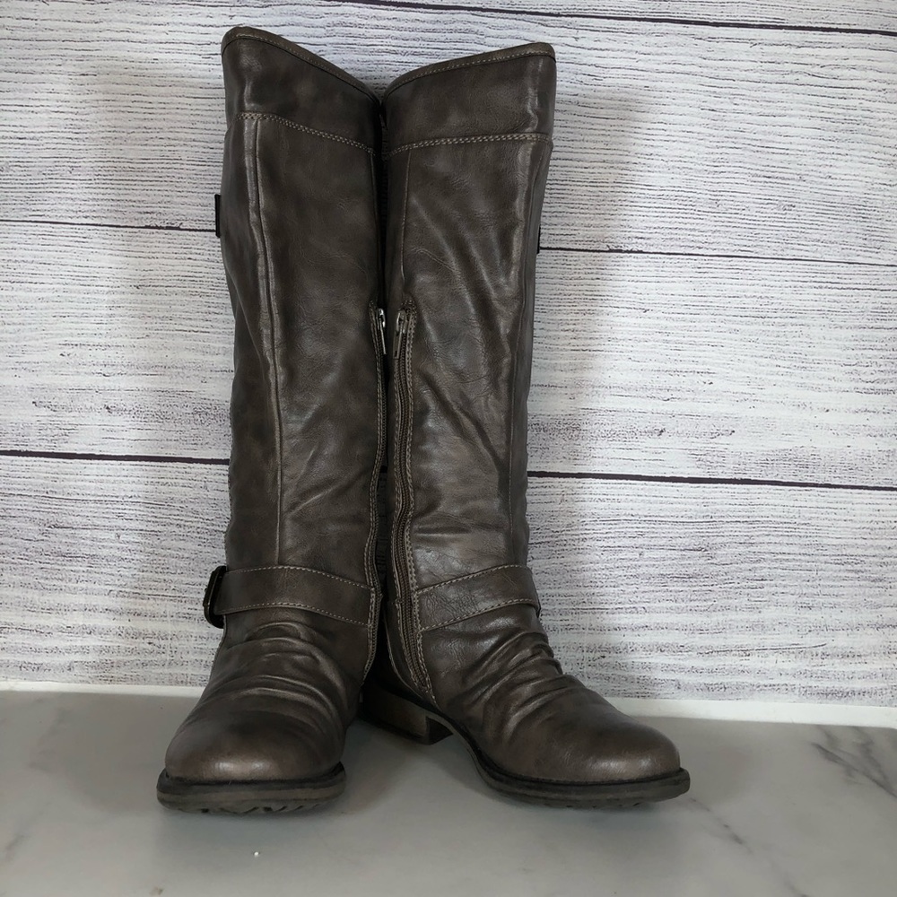 BareTraps Sandra Gray Riding Boot Sz 6M - Picture 2 of 7
